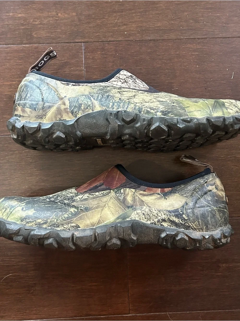 Bogs Men's Camo Slip-On Rain & Snow Boots - Green/Brown
